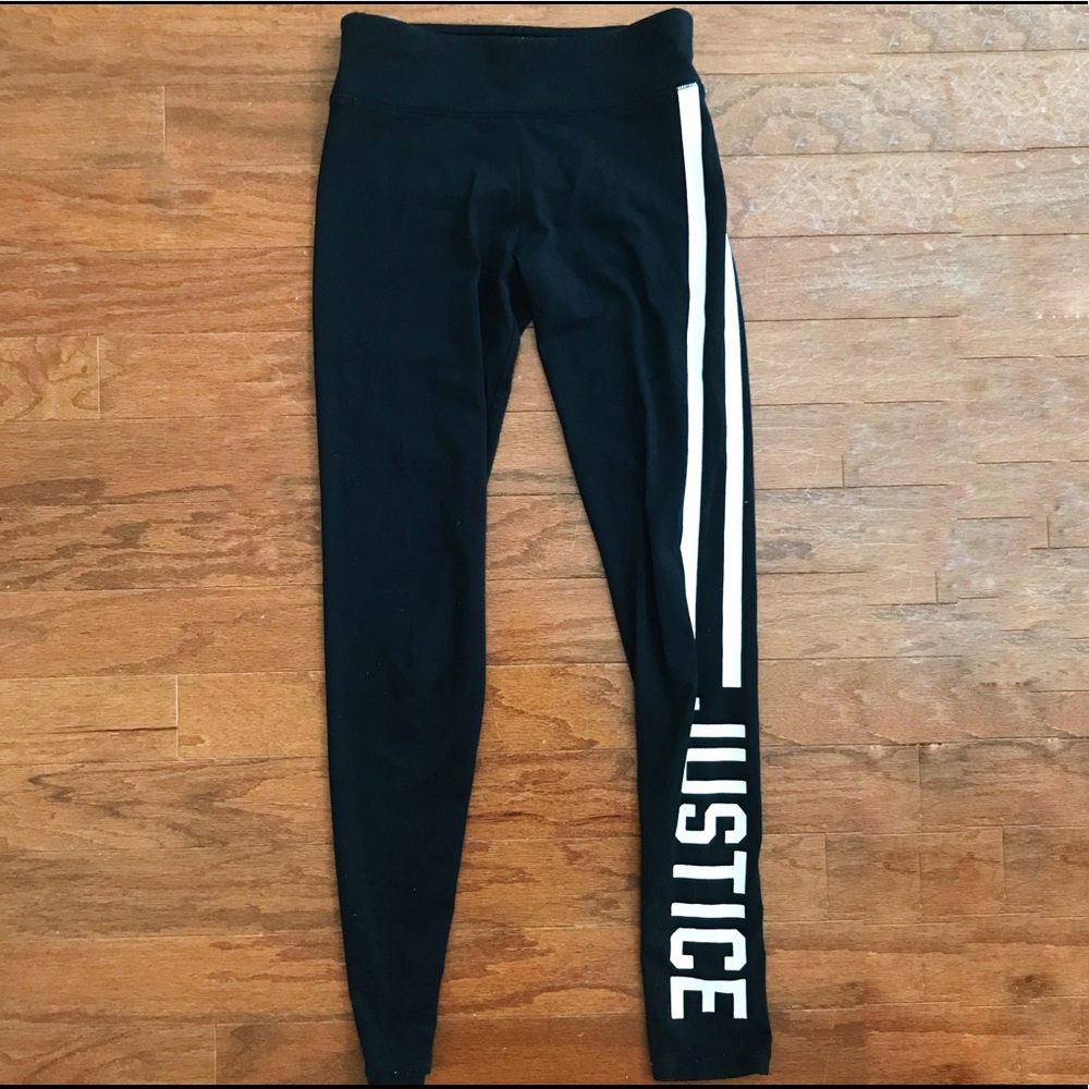 🚨4/$20🚨 Justice black logo leggings